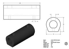 R176 LKW-Stoßstange (200 x 78 x 78 mm)