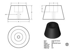 R169 LKW-Stoßstange (85 x 60 x 52 mm)