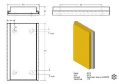 R018 Anfahrpuffer (450 x 250 x 60 mm)