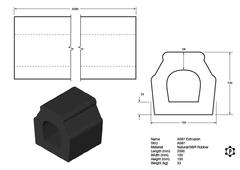 R087 Bordstein (100 x 100 x 2000 mm)