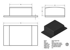 R342 Kipperplatte (152 x 88 x 43 mm)