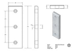 R040 Frontplatte (732 x 250 x 62 mm)