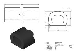 R115-Profil (96 x 84 x 2500 mm)