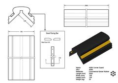 R095 Eckenschutz (108 x 108 x 2500 mm)