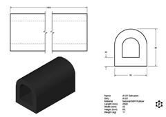 R107-Profil (52 x 60 x 2500 mm)