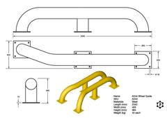 R244 Radführung (2070 x 600 x 365 mm)