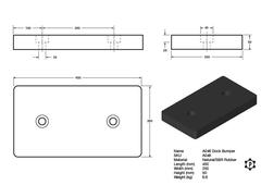 R046 Unterlage (450 x 250 x 50 mm)