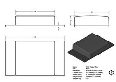 R160 Kipperauflage (152 x 88 x 28 mm)