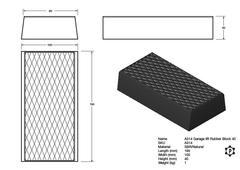 R314-Formteil (200 x 100 x 40 mm)