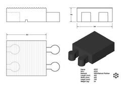 R237 Modulare Schlauchrampe (450 x 400 x 160 mm)