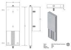 R031 Rückplatte (720 x 250 x 66 mm)