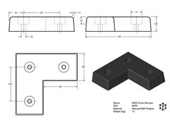 R005 Anfahrpuffer (440 x 440 x 100 mm)