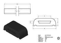 R117-Profil (150 x 50 x 3000 mm)