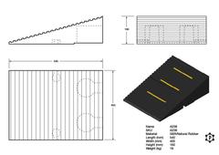 R238 Modulare Schlauchrampe (540 x 400 x 160 mm)