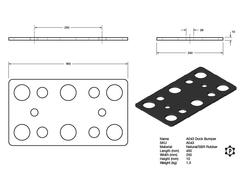 R043 Unterlage (450 x 250 x 10 mm)