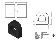 R120-Profil (200 x 200 x 2000 mm)