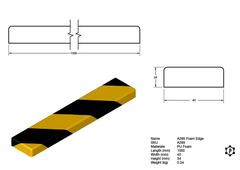 R285 Schaumstoffkante (60 x 20 x 1000 mm)