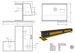 R584 Bordstein (1200 mm x 160 mm)