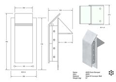 R029 Anfahrpuffer (730 x 280 x 140 mm)