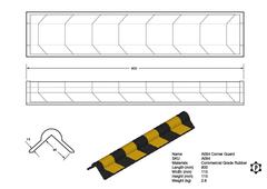 R094 Eckenschutz (115 x 115 x 800 mm)