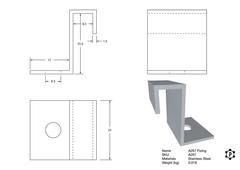 R267 Edelstahl-Z-Clip (30 x 26 mm)